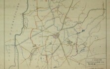 E. C. Dunker (?-?), Charte der Gegend um Iever, ca. 1:30.000, kolorierte Handzeichnung, 51x39 cm, 1828. Inv.-Nr. 12095 (Ka 5) E. C. Dunker (?-?), Charte der Gegend um Iever, ca. 1:30.000, kolorierte Handzeichnung, 51x39 cm, 1828. Inv.-Nr. 12095 (Ka 5)