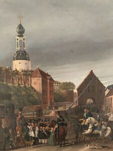 Eingangsbereich des Schlosses bis 1830