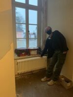 Neue Heizung im Erdgeschoss mit Andreas Bocksberger