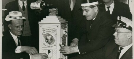 Geselligkeit beim Püttbier um 1960