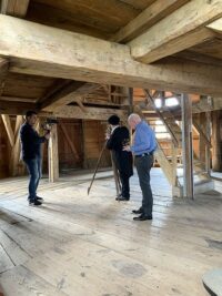 Theodolit auf dem Schlossturm