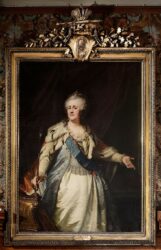 Porträt Katharinas II. im Audienzsaal Schloss Jever