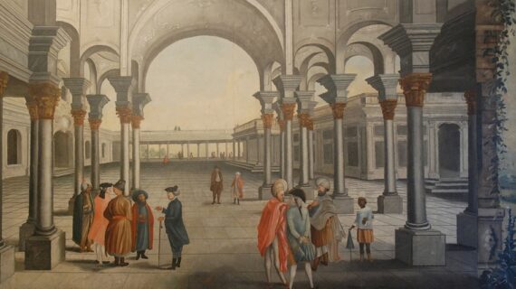 Schlossthemen: Kunstvolle Wände - Landschaftstapeten