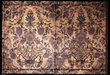 Schlossthemen: Kunstvolle Wände - Ledertapeten