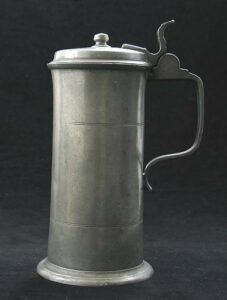 Zinn und Silber - Bierkrug