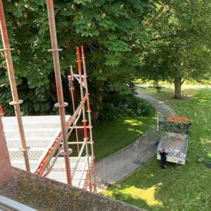 Jahresrückblick 2021 - Eulenturm im Gerüst