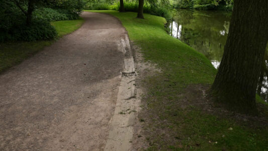 Abb. 1 Erosionserscheinungen durch zunehmende und stärker auftretende Niederschläge.
